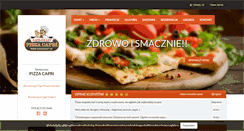 Desktop Screenshot of pizzacapri.pl