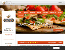 Tablet Screenshot of pizzacapri.pl