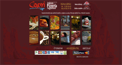 Desktop Screenshot of pizzacapri.hu
