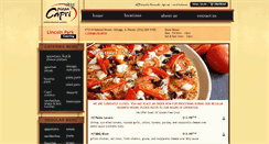 Desktop Screenshot of lincolnparkcatering.pizzacapri.com